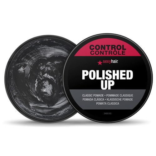 SexyHair Style Polished Up Pomade - Classic Shine & Hold for Effortless Styling | Easy Wash Out