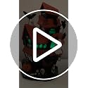 Halloween Haunted Village Decor LED Resin Spooky Town Black