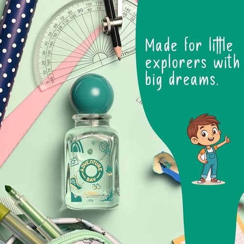Ajmal Kids Adventure Perfume - Fresh Fruity Citrus Amber Scent for Boys | 1.7 fl oz / 50 ml