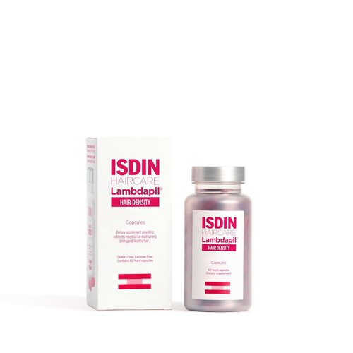 ISDIN Lambdapil Hair Density Capsules - Hair Thickening Vitamins for Thinning Hair | 30 Count