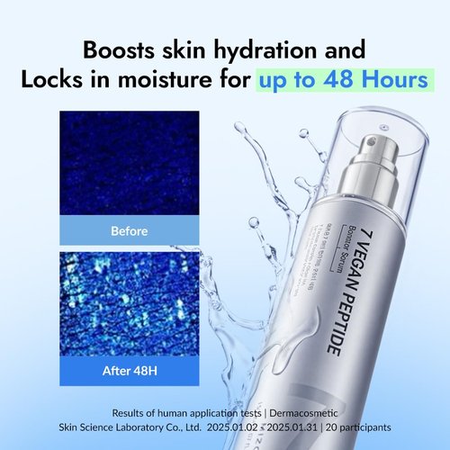 MIZON Vegan Peptide Booster Serum - Anti-Aging Face Serum with Niacinamide & Hyaluronic Acid | 5.07 fl oz
