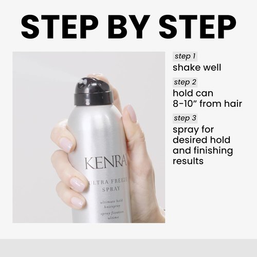 Kenra Ultra Freeze Spray 30 - Ultimate Hold Hairspray for All Hair Types | Long-Lasting, Fast-Drying Formula with Humidity Resistance