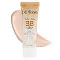 Pūrlisse Perfect Glow BB Cream with SPF 30 - Matte & Dewy Finish - Goji & Hawthorn Berry Infused - Fair (1.4 oz)