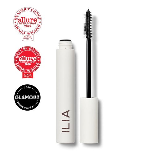 ILIA - Limitless Lash Mascara | Lightweight & Nourishing Formula | Flake & Smudge-Resistant | Non-Toxic, Ophthalmologist-Tested (Soft Black)