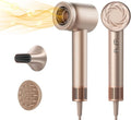 Dreame Glory Mix High-Speed Hair Dryer - Dual Voltage, 3 Magnetic Nozzles, Customized Fragrant Drying, Gold