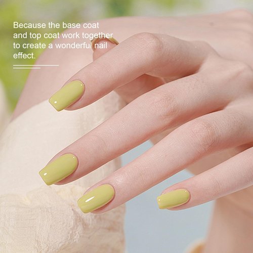 JODSONE Gel Nail Remover Quick Gel Nail Polish Remover and Base Coat Top Coat Simple Set is Suitable for Beginners to Try