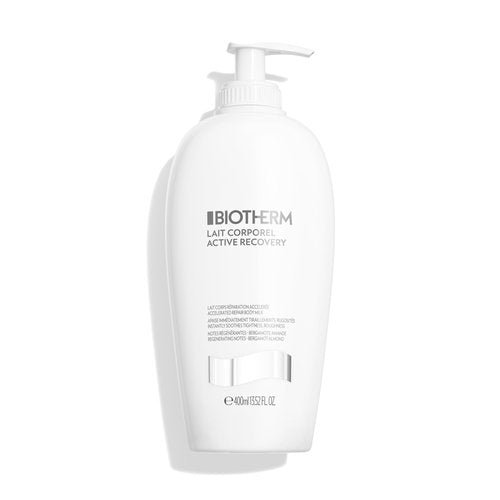 Biotherm Lait Corporel Active Recovery Body Milk, Enriched with Skin Nutrients for Damaged, Tight, Irritated, Itchy Skin with Regenerating Notes Of Almond Iconic Citrus, 13.5 Fl. Oz.