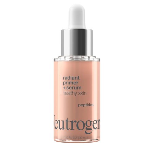 Neutrogena Healthy Skin Radiant Booster Primer - Skin-Evening Serum with Peptides & Pearl Pigments | 1.0 fl. oz