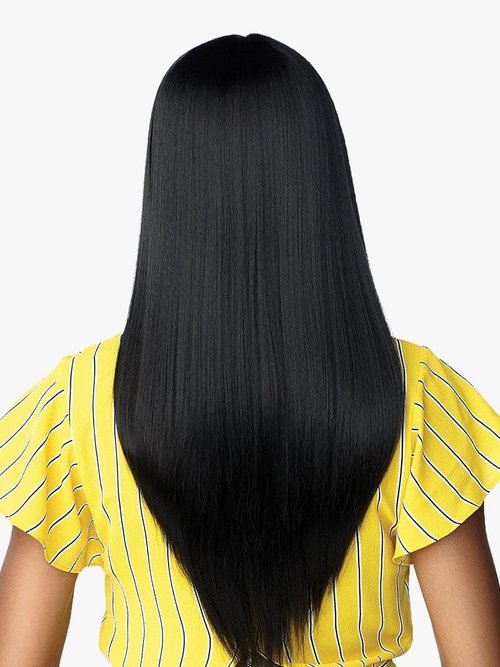 Sensationnel Dashly Lace Front Wig - Unit 10 Hand Tied Laceparting Ear to Ear Synthetic (1B OFFBLACK)
