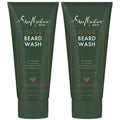 SheaMoisture Beard Wash - Full Beard Shampoo, Moisturizing with Maracuja Oil and Raw Organic Shea Butter, Beard Care for Men, 6 Fl Oz Ea (Pack of 2)