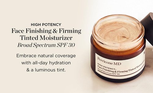 Perricone MD High Potency Face Finishing & Firming Moisturizer - Anti-Aging Hydrating Cream for Women - Vegan, Vitamin E