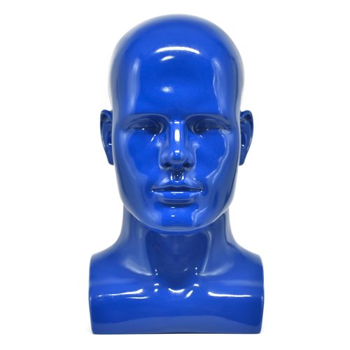 Tcwuzick Male Mannequin Head Professional Manikin Head for Display Wigs Hats Headphone Mask Sunglasses Jewelry and Scravat Display Stand (L90-lianglan)