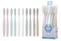 Samjung Wangta Soft Toothbrush, 10 Pack (Stone White) – Best Manual Toothbrush for Maximum, Efficient Cleaning and Sensitive Gums and Teeth