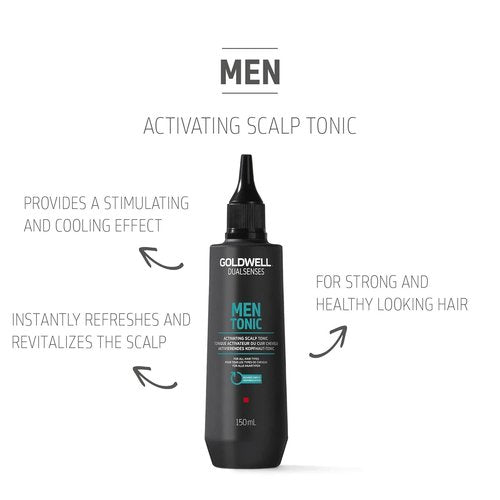 Goldwell Dualsenses Men Tonic - Activating Scalp Tonic for Instant Refresh & Revitalization | 150mL