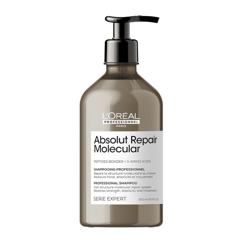 L'Oréal Professionnel Paris Absolut Repair Shampoo - Strengthens & Repairs Damaged Hair | Sulfate-Free, Peptide Bonder