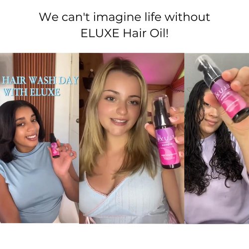 ELUXE Hair Oil - Smooth & Moisturize | Fight Frizz & Hydrate Damaged Hair | 1 fl oz (Pack of 1)