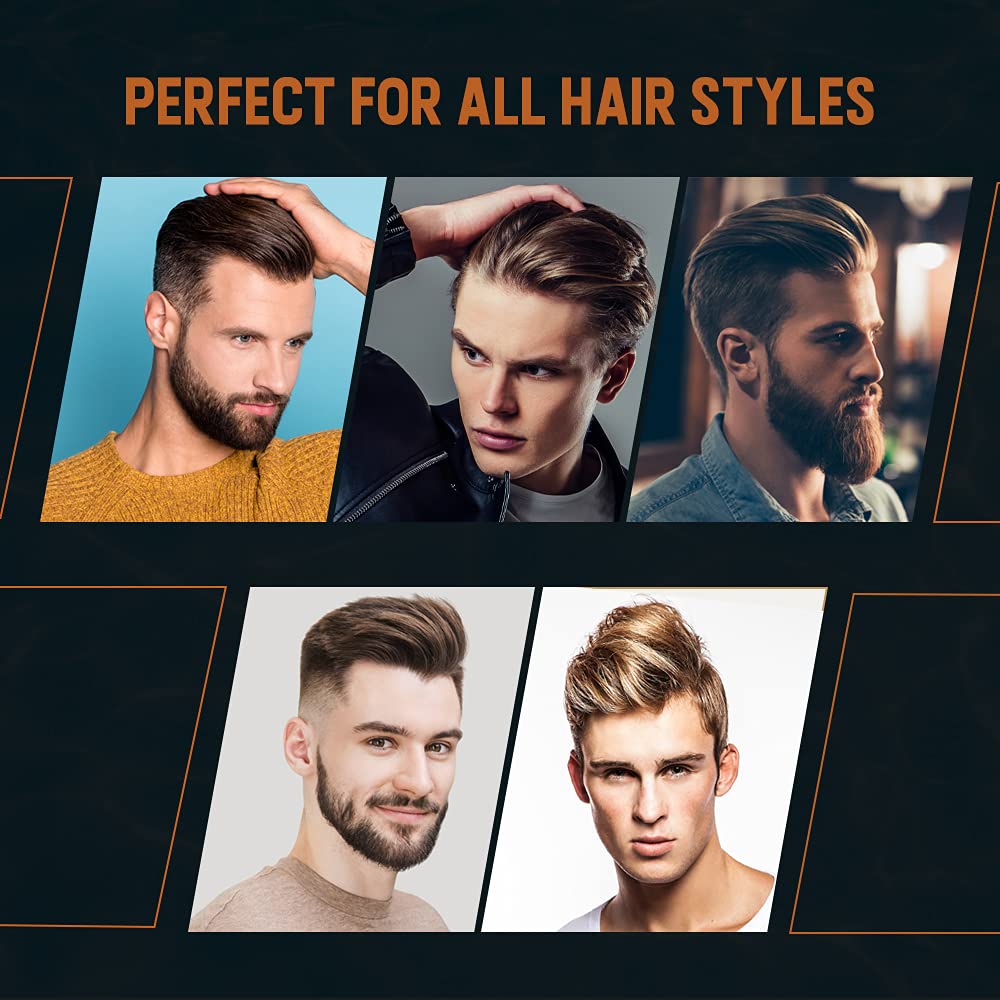 Woody's Mega Firm Hair Gel - Strong Hold, Alcohol-Free Formula for Flake-Free Styling | 12 fl oz