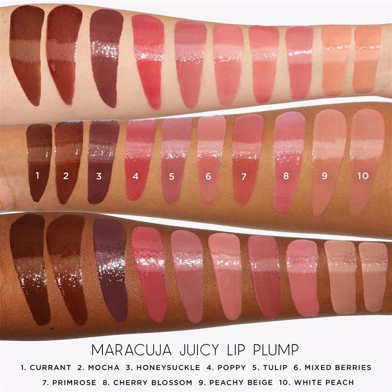 Tarte Maracuja Juicy Lip Plump - Hydrating Lip Plumper Gloss Balm with Hyaluronic Acid & Vitamin E, Vegan & Cruelty-Free