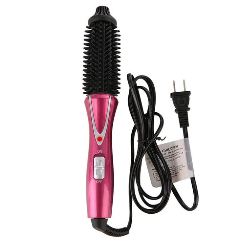 Electric Professional Anti-Scald Curling Brush - Instant Heat Up Wands for All Hair Types