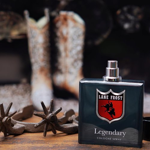 Lane Frost Legendary Cologne for Men - Authentic Western Scent | Long-Lasting Woodsy Fragrance