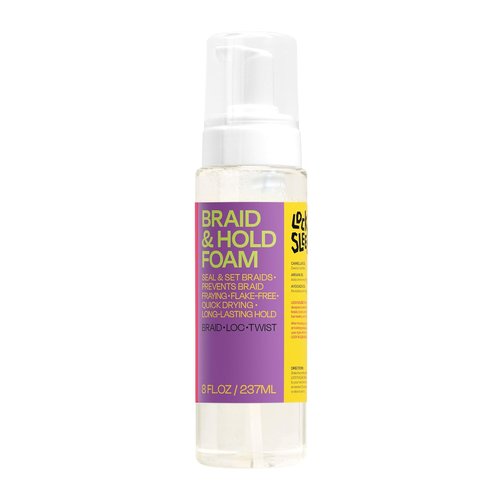 LOCK'N SLEEK Braid Foam - No Frizz Shine for Braids, Twists & Locs | Fast Drying, Lightweight Mousse, 8 Oz