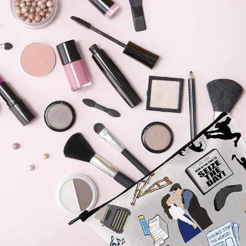 TSOTMO Theatre Lovers Musical Themed Makeup Bag Musical Inspired Gift Drama Actor Actress Gifts(Musical THE DAY)