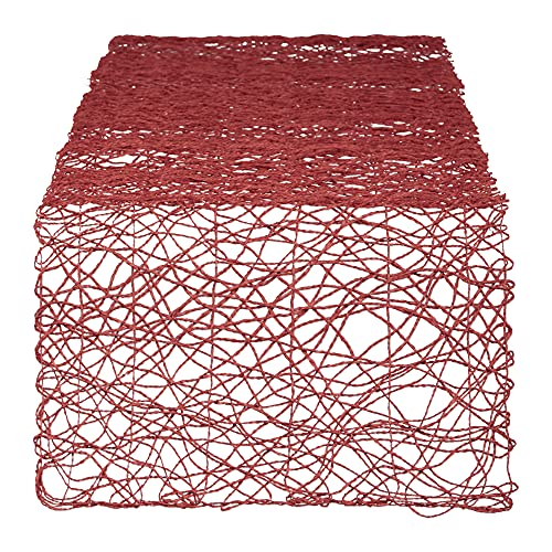 14x72 Inch Woven Paper Table Runner - Spice Holiday & Event Decor