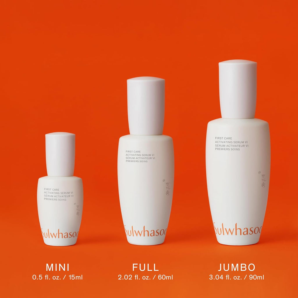 Sulwhasoo First Care Activating Serum - Anti-Aging Formula for Fine Lines & Dryness | 500-Hour Aged Ginseng & Vitamin C