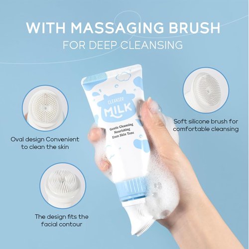 Milk Skincare Set, Milk Skin Care For Teens 10-12, 9 IN 1 Skin Care For Kids, Kids Skin Care Set For Girls Ages 8-12, Moisturizing & Gentle Skin Care For Kids Age 8-12, Skincare For GIrls10-12