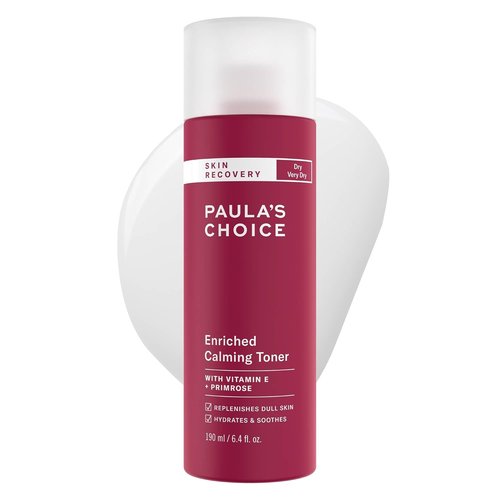 Paula's Choice Skin Recovery Toner - Hydrating Face Toner with Hyaluronic Acid & Vitamin E | 6.4oz for Dry, Sensitive Skin