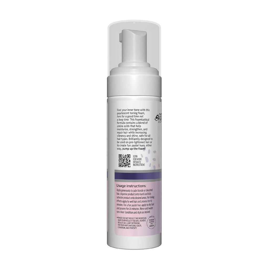 Splat Brilliant Toning Foam - Violet Frost | Weightless Hair Toner for Vibrancy & Shine, 5 oz.
