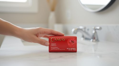 Camay Classic Bar Soap, Rose Essence, 8-Pack of 4.41 Oz Each Soap, 8 Bar Soaps.