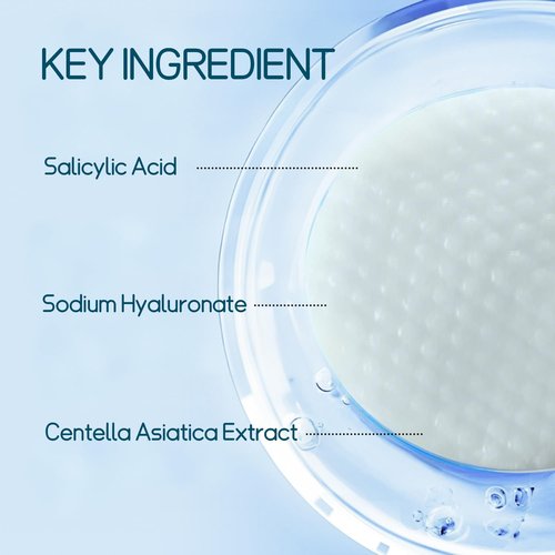 Salicylic Acid Pads-Gentle Pore Reducing, Soothing Skin Care Salicylic Acid Toner Pads, Oil Control and Exfoliation Deep Cleaning Facial Cleansing Wipes, Suitable for All Skin Types, 70 Count
