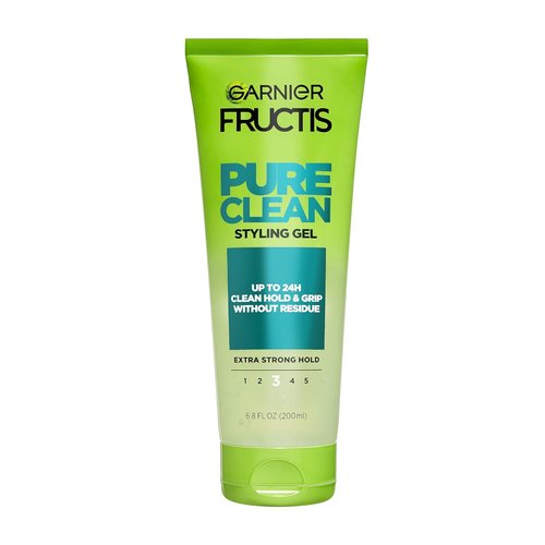 Garnier Fructis Pure Clean Styling Gel - 6.8 Fl Oz | Strong Hold & Natural Finish