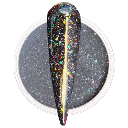 Oumisaya Holographic Sparkle Glitter Nail Dip Powder, 1OZ, Smooth Fine Powder, Easy to Use for Starters