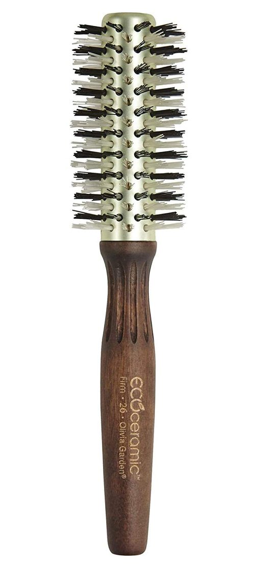 Olivia Garden Ecoceramic Firm Bristles Round Thermal Hair Brush (2 1/8")