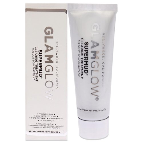 Glamglow Supermud Clearing Treatment - Deep Cleansing Face Mask for Clear Skin | 1 oz