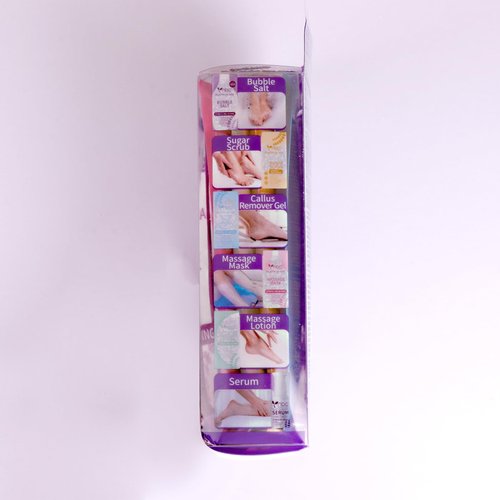 nbc BeautiLab Pedicure Foot Soak Set - Upgraded 6 in 1 Foot Spa, Foot Bath Spa, Pedicure Kit for Tired & Dry Cracked Feet, Athletes Feet, Bad Odor, Softens Calluses (3 Set Lavender)