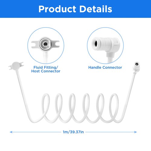 Replacemet Hose Fit for Waterpik Sonic-Fusion SF-01/02/03/04, Replacement Parts for Water pik Accessories, 1Pack