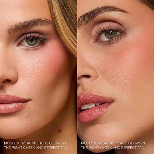Jouer Prêt-à-Porter Blush & Bronzer Palette - 2 Luminous Blushes + 1 Matte Bronzer, Travel-Friendly with Mirror, Talc-Free Formula, 0.42oz