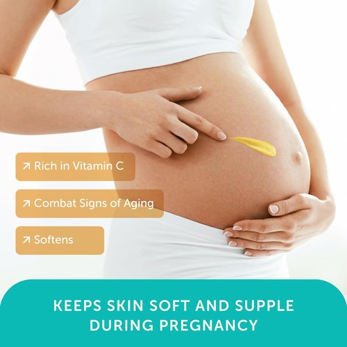 Mambino Organics Oh Baby! Belly Butter - Vegan Pregnancy Cream with Shea Butter | 2.5 fl oz