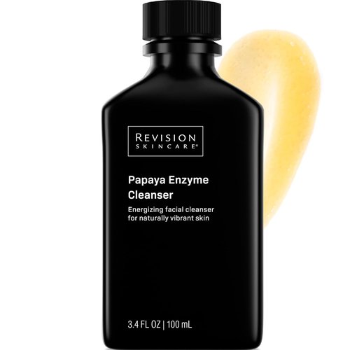 Revision Skincare Papaya Enzyme Cleanser - Energizing Facial Cleanser with Salicylic Acid | Soothing & Exfoliating