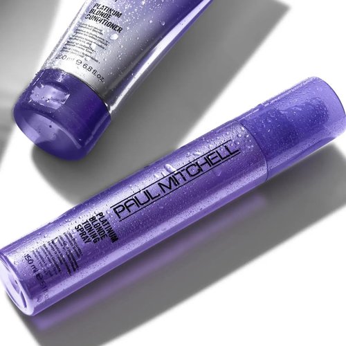 Paul Mitchell Platinum Blonde Purple Toning Spray - Cools Brassiness & Eliminates Warmth | 5.1 fl oz