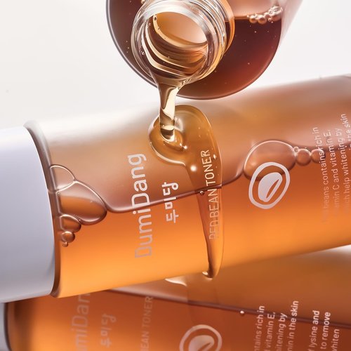 DumiDang Red Bean Essence Toner - Korean Traditional Vegan Skincare Formula, Anti-Aging & Nourishing with Fermented Red Bean Extract, 200mL | 6.75 fl. oz