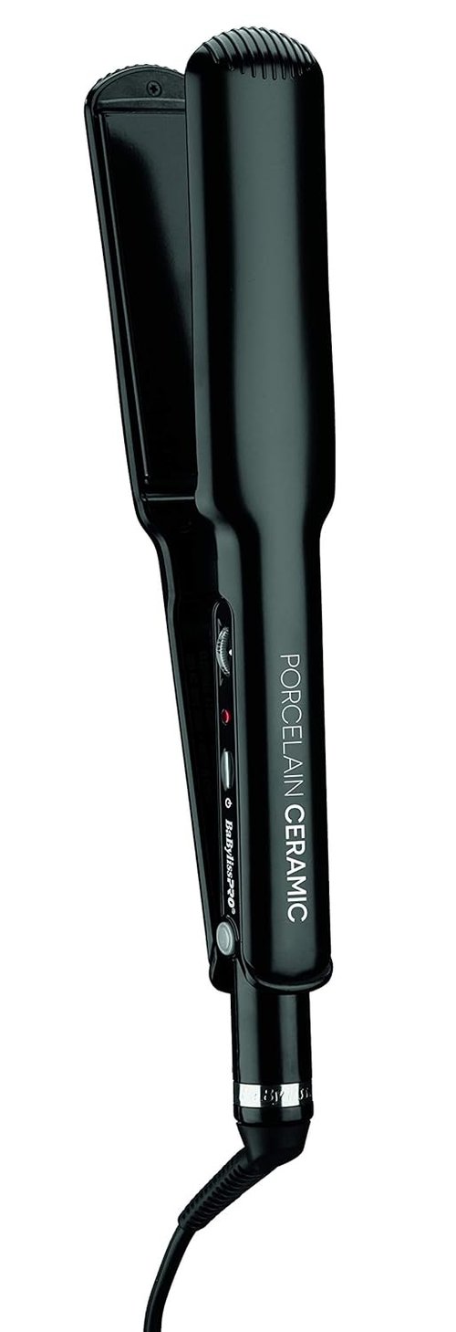 BaBylissPRO Porcelain Flat Iron | Professional Hair Straightener for All Hair Types - Salon Quality Results
