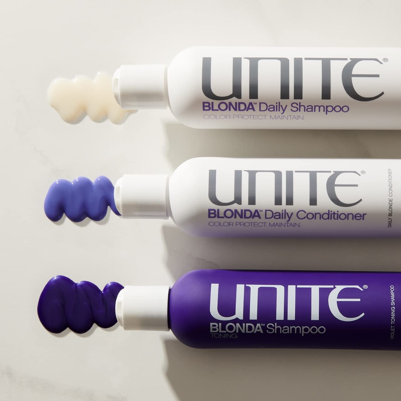 UNITE Hair - BLONDA Daily Shampoo - Gentle Cleanser for Bright Blonde & Gray Hair - 10 Fl Oz