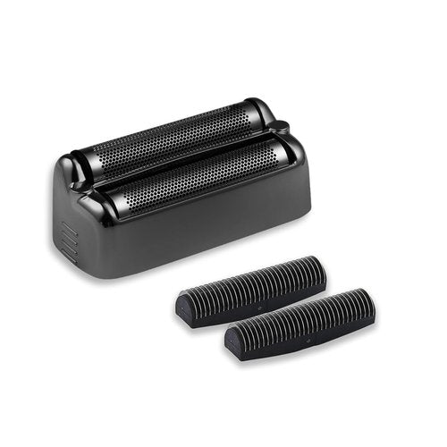 Shaver Replacement Foil and Cutter，Compatible with BaBylissPRO FXONE BlackFX Double Foil Stick Shaver，Black