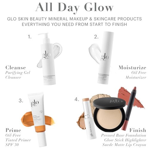 Glo Skin Beauty Pressed Powder Foundation - Chestnut Light | Buildable Coverage & Long-Lasting Finish