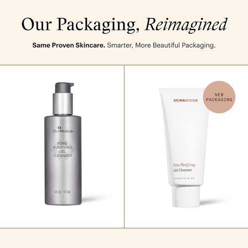 SkinMedica Pore Purifying Gel Cleanser - Clinically Proven Formula for Makeup Removal & Pore Cleansing, 6 Fl Oz