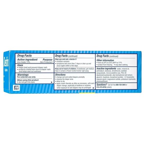 Desitin Daily Defense Diaper Rash Cream - Zinc Oxide Formula | 4 oz & 2 oz Bundle Pack